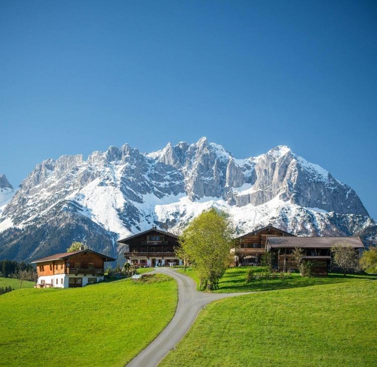 Mountain Vista - Bio Yoga Hof Apartment Kitzbuhel Bagian luar foto