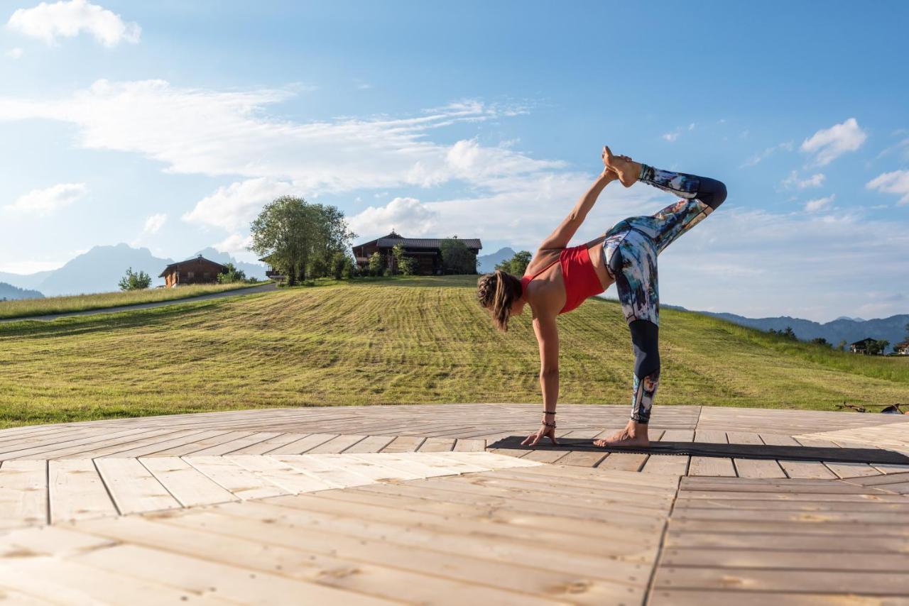 Mountain Vista - Bio Yoga Hof Apartment Kitzbuhel Bagian luar foto