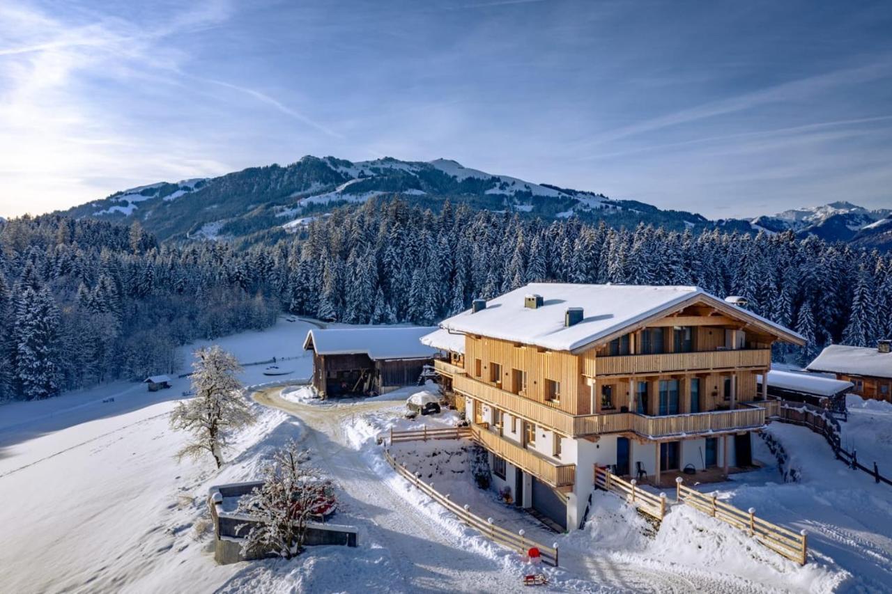 Mountain Vista - Bio Yoga Hof Apartment Kitzbuhel Bagian luar foto