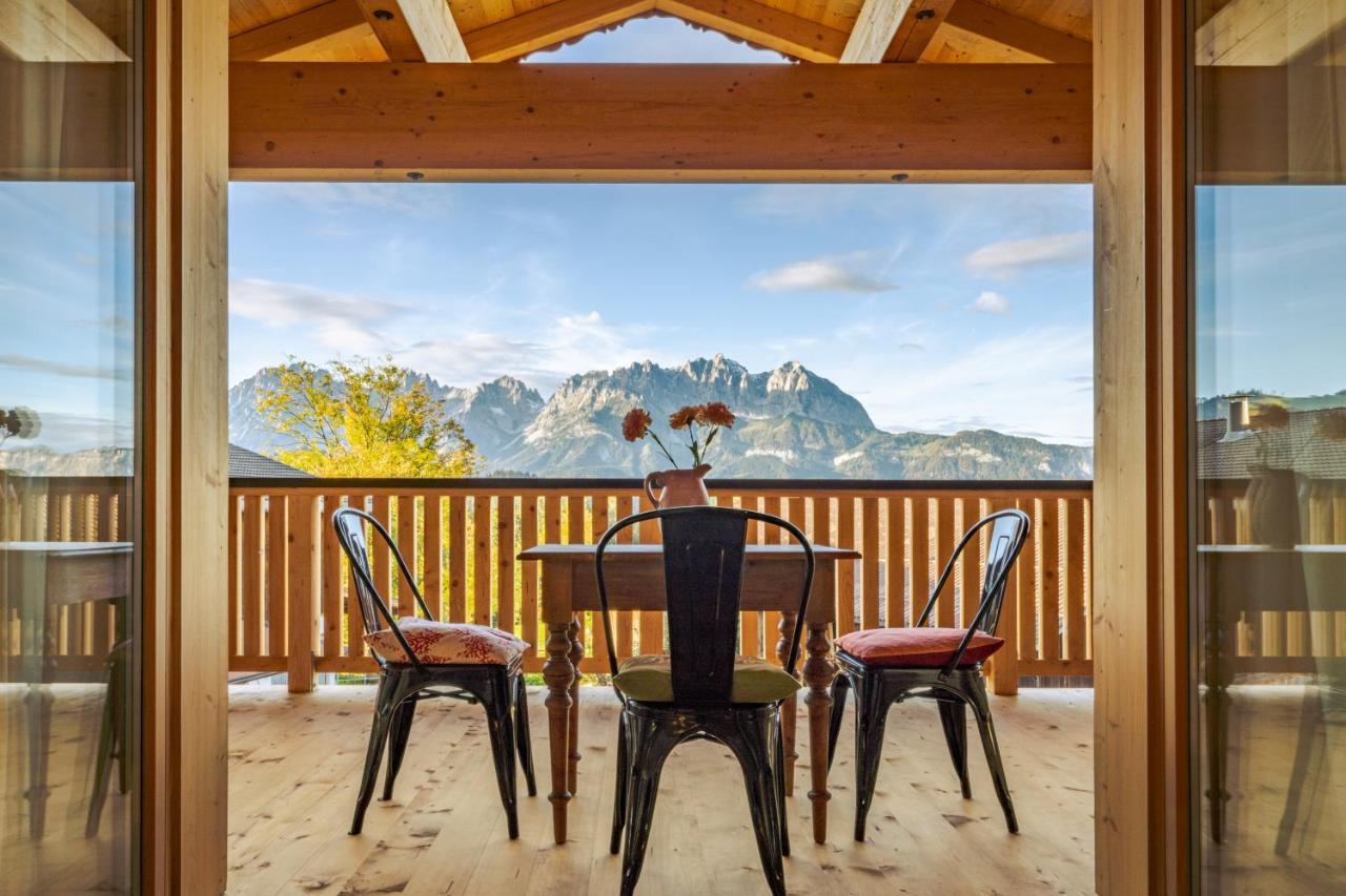 Mountain Vista - Bio Yoga Hof Apartment Kitzbuhel Bagian luar foto