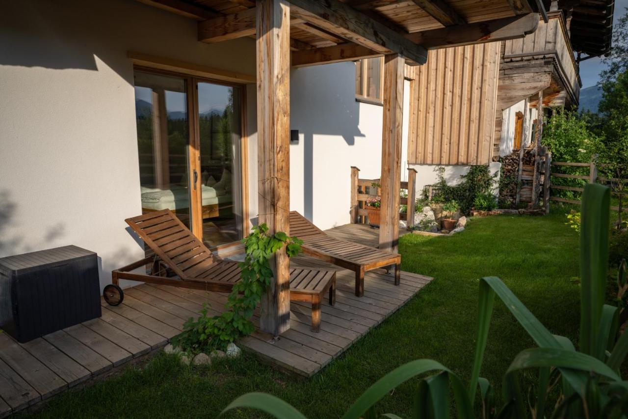 Mountain Vista - Bio Yoga Hof Apartment Kitzbuhel Bagian luar foto