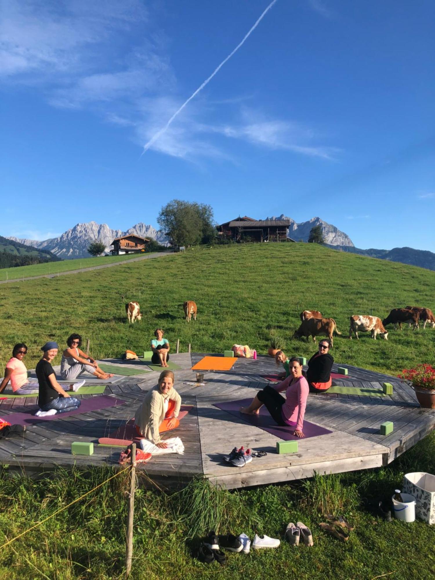 Mountain Vista - Bio Yoga Hof Apartment Kitzbuhel Bagian luar foto